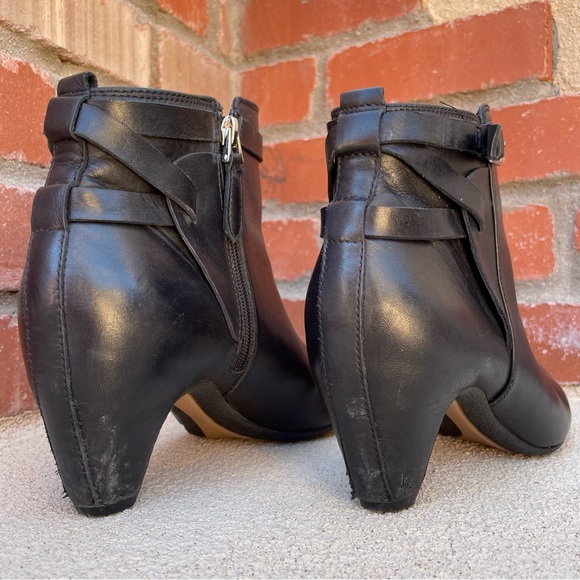 Sam Edelman Maddox Black Leather Ankle Boot | Sz 9.5 - Picture 7 of 9